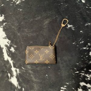 Designer Inspired Coin Keychain Pouch